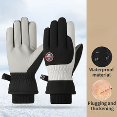 Winter Riding Skiing Gloves Plus Velvet Cold-proof Touch Screen
