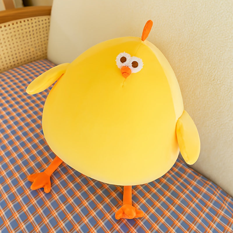 Adorable Yellow Chick Plush Toy for Home Decor