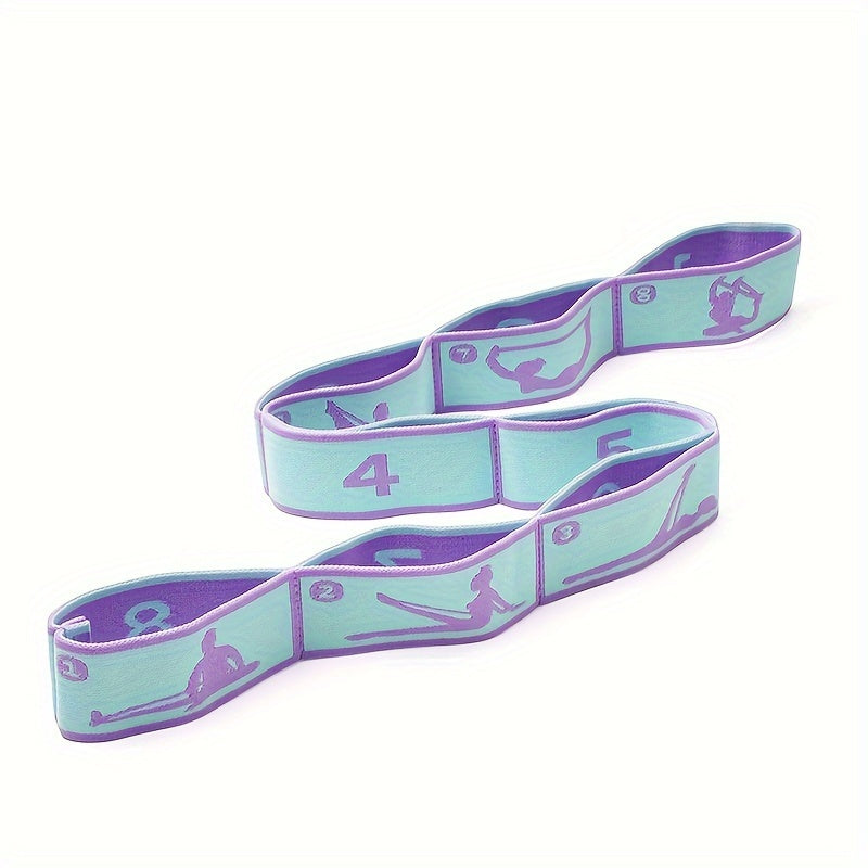 Yoga Stretching Tension Belt Fitness Resistance Rope for Dance Training