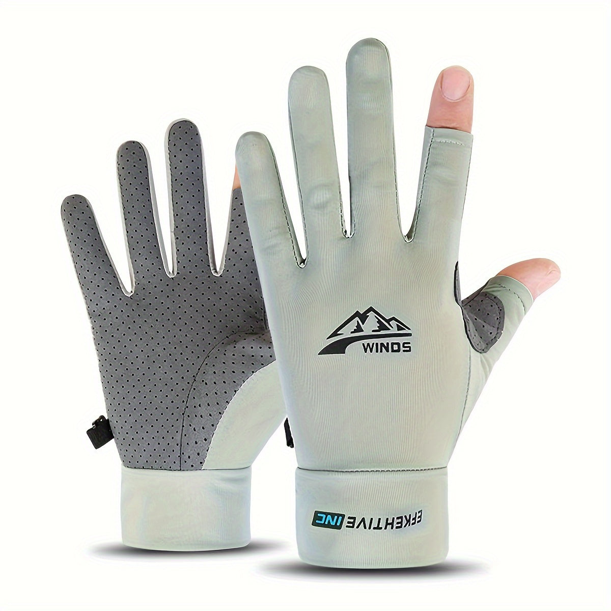 UV Protection Fingerless Gloves for Fishing Cycling