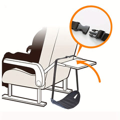 Outdoor Swing Seat with Portable Footrest