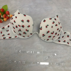 Floral Print Scoop Bra Women's Lingerie