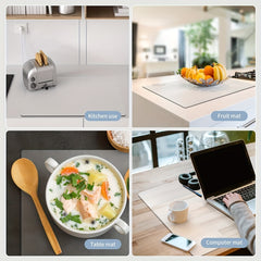 Clear Desk Pad Protector Transparent Mouse Mat Cuttable Cover