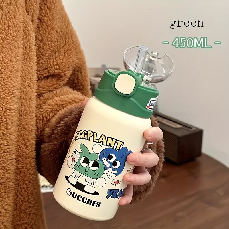 304 Stainless Steel Insulated Water Cup with Straw