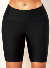 High Waist Stretchy Bikini Bottoms Slim Fit Boxer Shorts