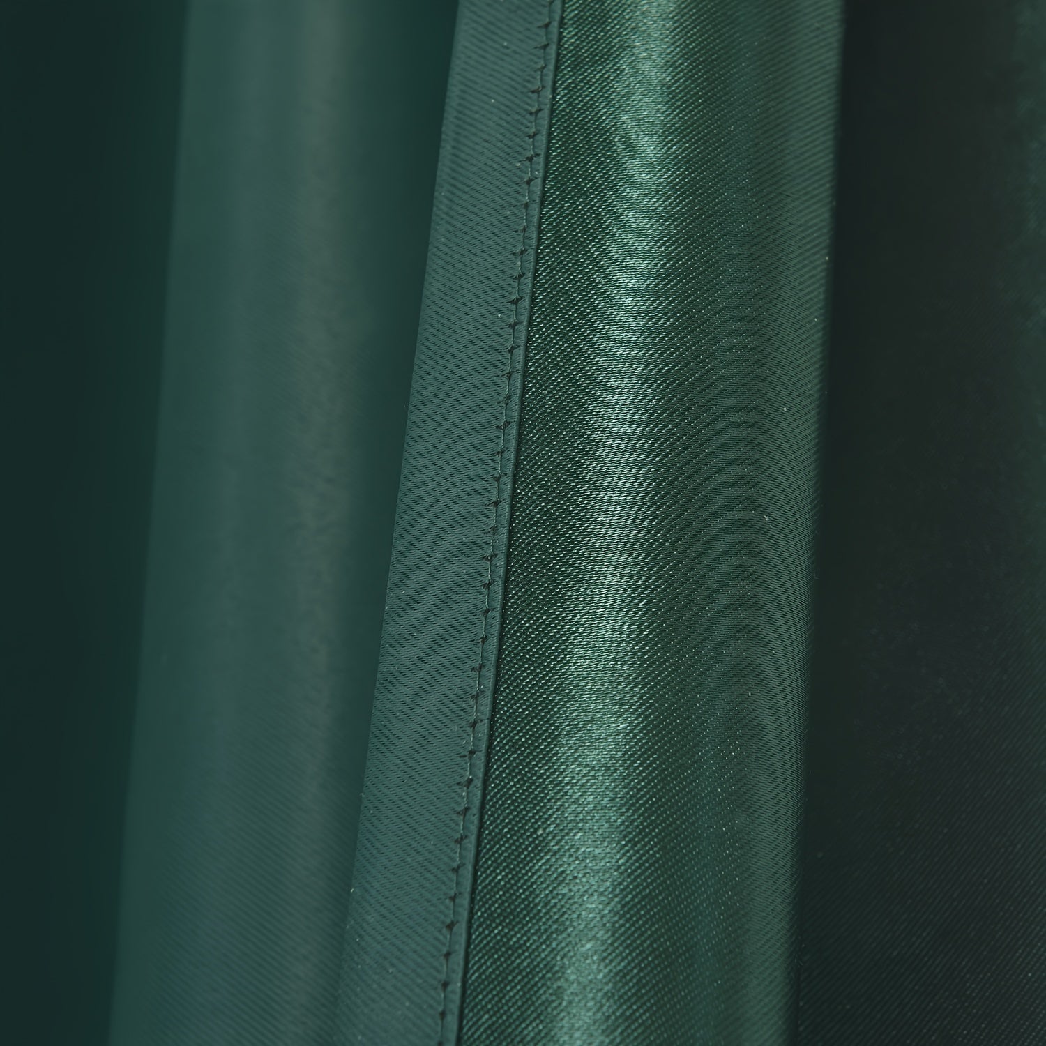 Solid Green Blackout Curtains Thermal Insulated