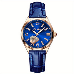 LIGE Girl's Love Dial Youth Gift Watch Life Waterproof Female Student