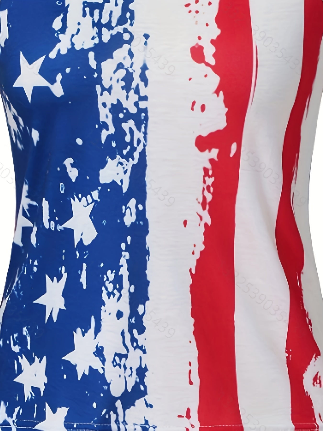 Independence Print Tank Top - Women's Summer Sleeveless Casual Tank