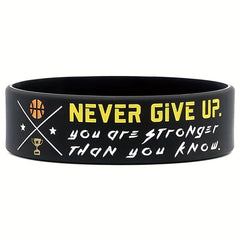 Motivational Basketball Wristbands Sports Quotes Team Awards