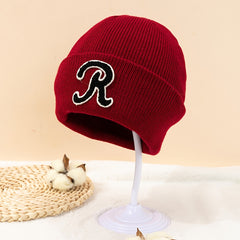 Solid Beanie Hat Winter Warm Women's Hat Thermal Hat