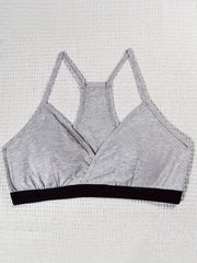 3 Pack Plus Size Sports Bras Set Seamless Racer Back Yoga Bras