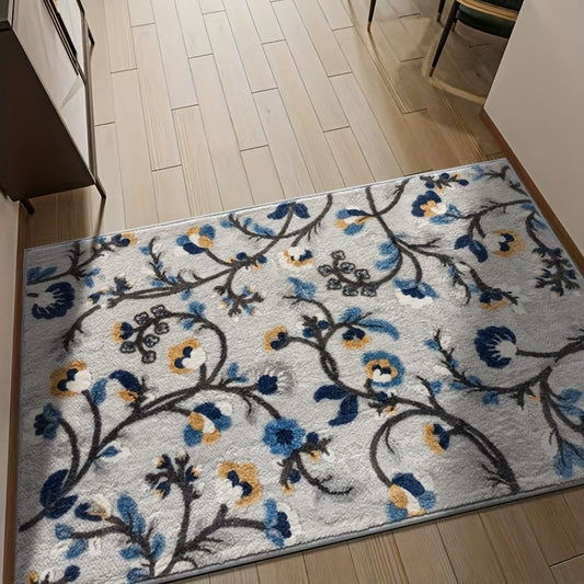 Vintage Boho Floor Mat for Living Room Bedroom Decor