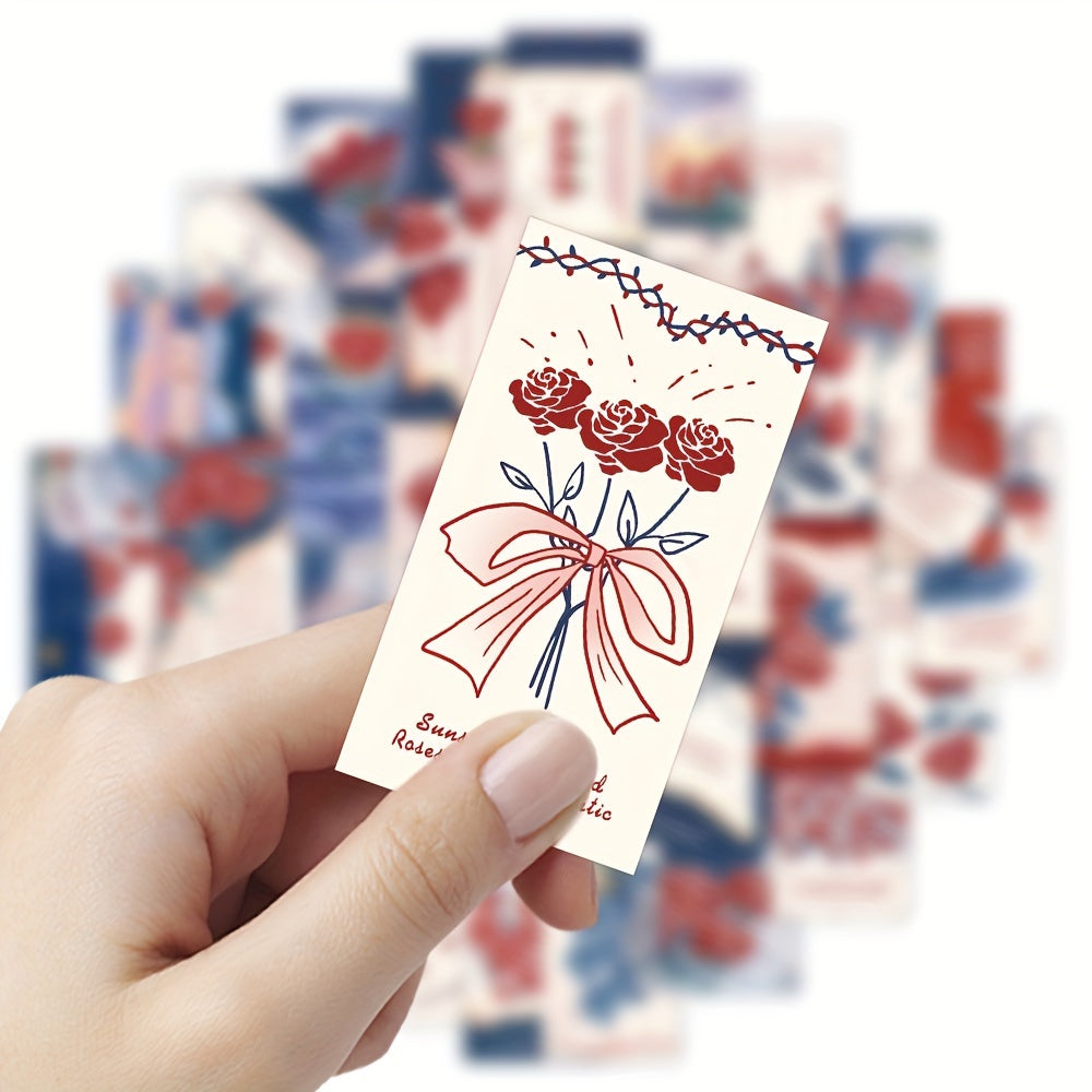 60pcs Fancy Bookmark Series Graffiti Stickers for DIY Journal Decoration