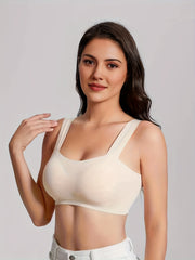 Seamless Wireless Bra Comfy Full Coverage Lingerie