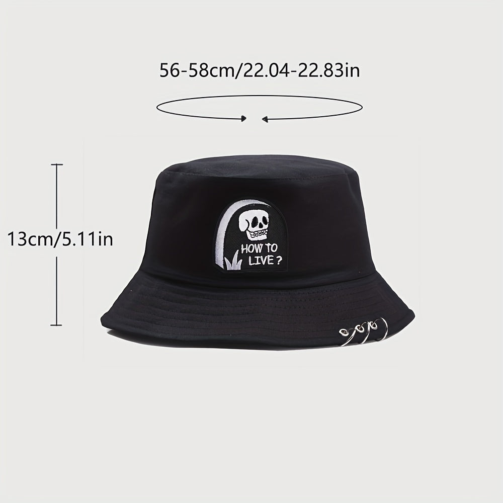 Rock Hip Hop Bucket Hat Sun Hat Fisherman Hat