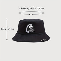 Rock Hip Hop Bucket Hat Sun Hat Fisherman Hat