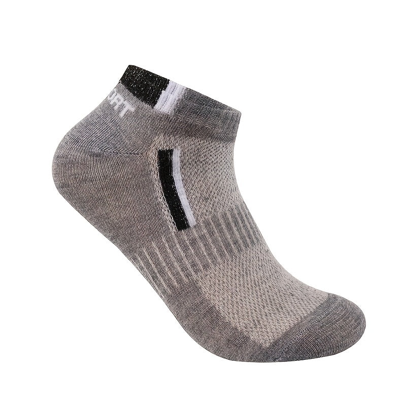 Men's Ankle Socks Breathable Deodorant Comfortable Multicolor Set