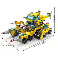 461pcs City Engineering Drill Truck Building Blocks Set Construction Toy