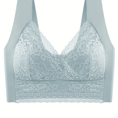 Lace Wireless Bras Full Coverage Breathable Women's Lingerie
