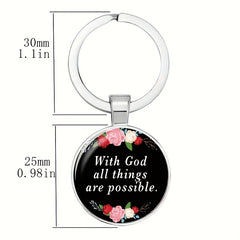 Pink Flower Keychain For Girls - Birthday Gift For Girls