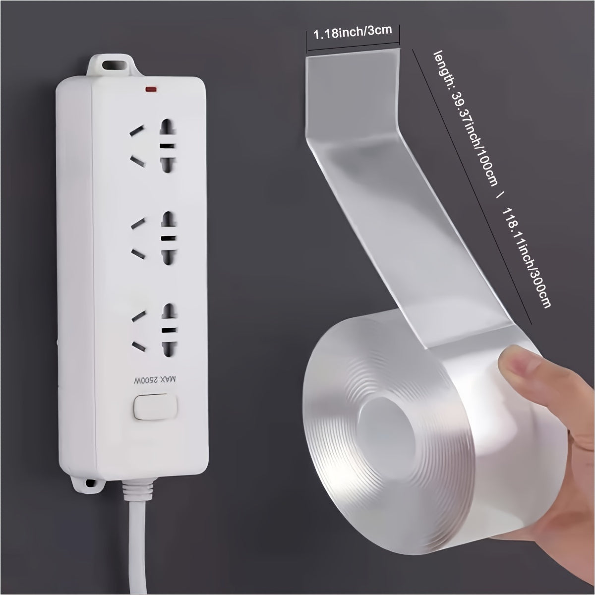 Double Sided Tape Heavy Duty Removable Mounting Gel Tape