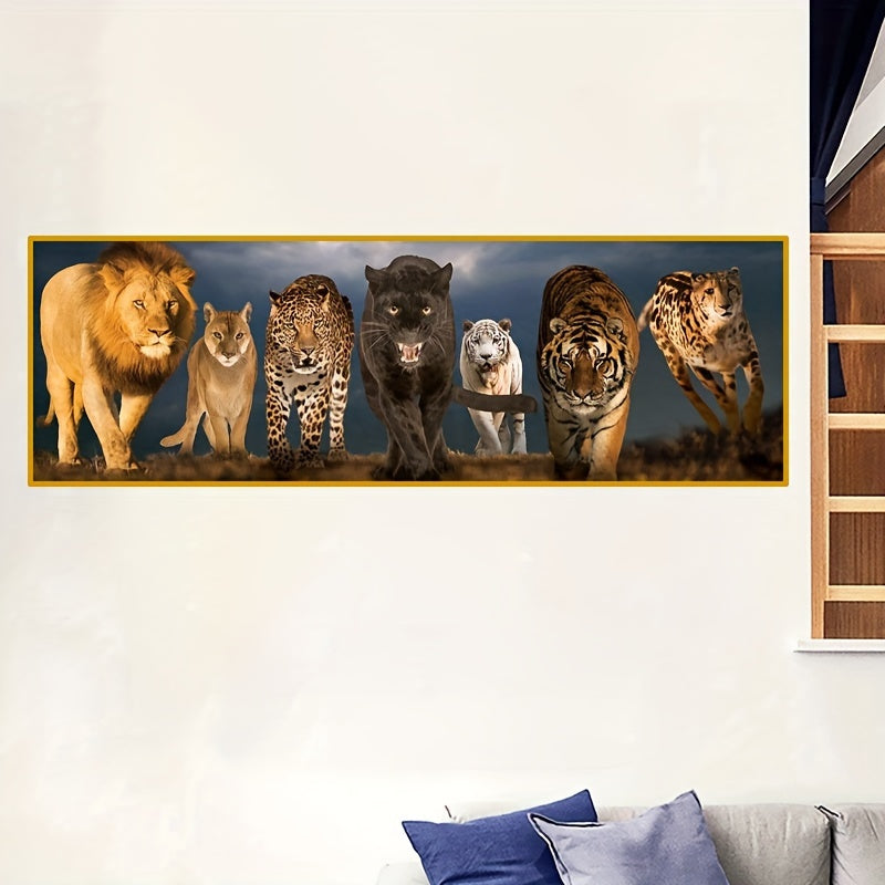 Large Size Animal Diamond Painting For Living Room Bedroom 30x81inch
