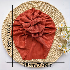 Baby Spring Summer Thin Headband Soft Big Flower Baby Hat For Newborns