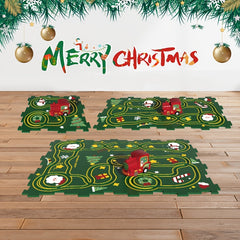 Kids Christmas Puzzle Track Car Set