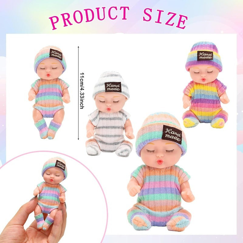 2pcs Y2K Style Sleeping BJD Reborn Dolls in Vibrant Colors