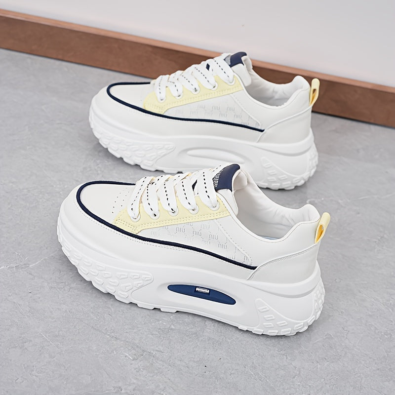 Waterproof Platform Chunky Sneakers Height Increasing Running Shoes