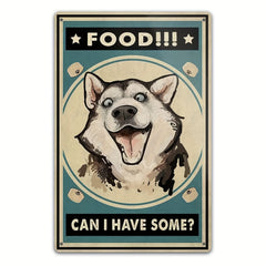Terrier Metal Tin Sign Soap Soak Away Retro Iron Painting Husky 8x12 Inch
