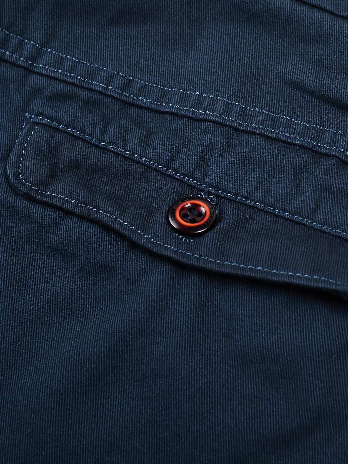 Embroidered Bicycle Pattern Men's Cargo Shorts for Summer