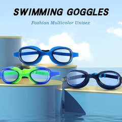 Professional Swimming Glasses Waterproof Anti-fog Adult's Flat Goggles