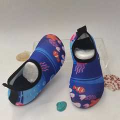 Cartoon Print Unisex Water Park Shoes Quick Drying Soft Soled