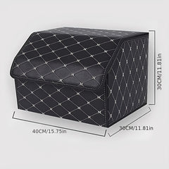 Car Trunk Organizer Storage Box Collapsible Auto Cargo Storage Container