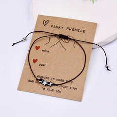 Adjustable Star Bracelet Couple Relationship Bracelet Couple Friendship Gift