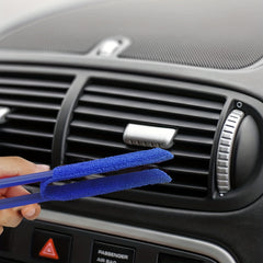 Car AC Outlet Cleaning Brush Venetian Blind Dust Removal Brush