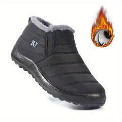 Women's Waterproof Snow Boots Thermal Winter Short Slip On