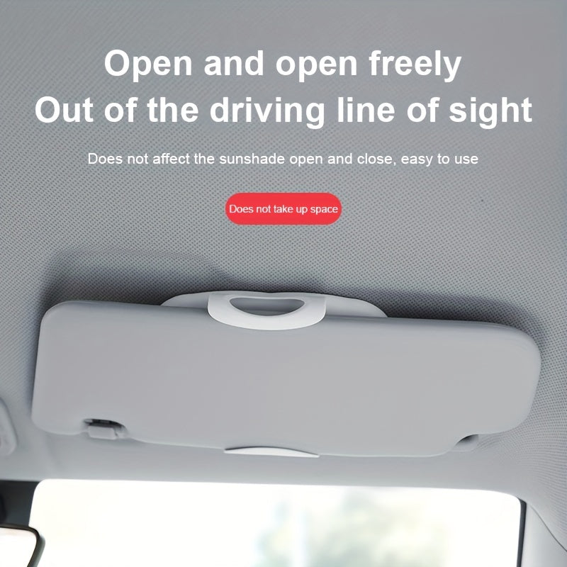 Car Visor Makeup Mirror USB Rechargeable Touch Light