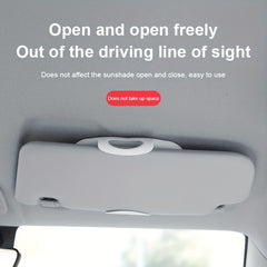Car Visor Makeup Mirror USB Rechargeable Touch Light