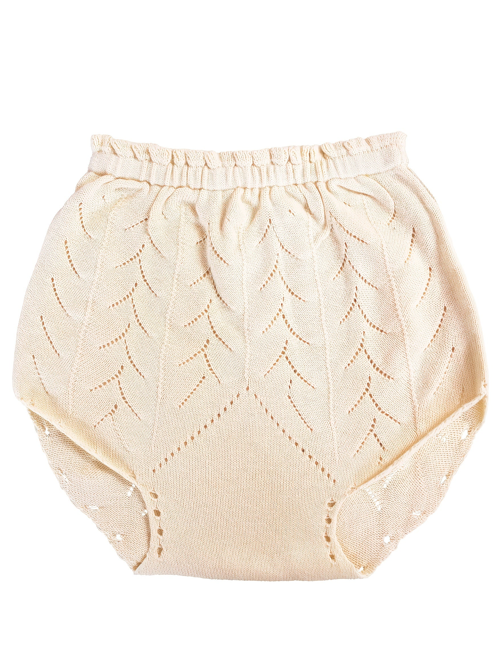 Baby Girls Knit Ruffled Cotton Panties for Spring and Autumn