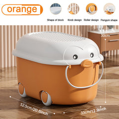 Children's Toy Storage Box Cartoon Building Blocks Baby Clothes Organizer