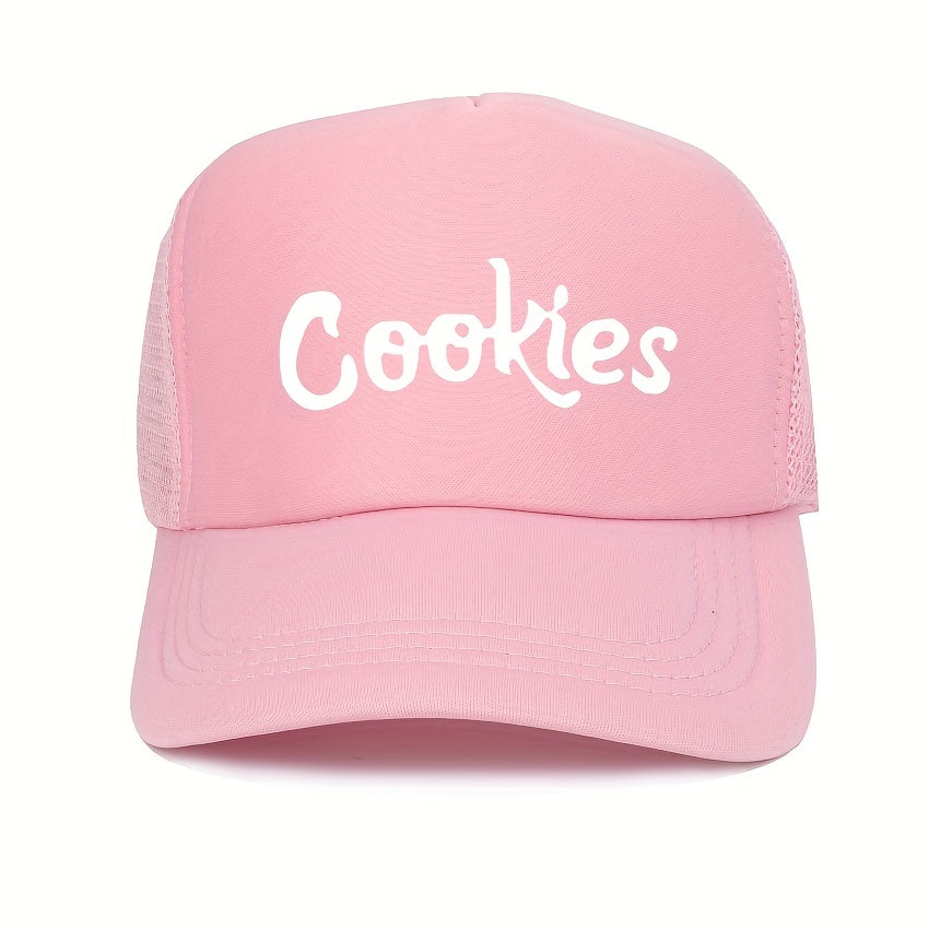 Cookies Baseball Cap Men's Mesh Cap Breathable Outdoor Casual Hip Hop Cap