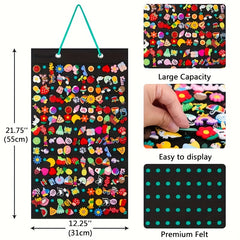 Shoe Charms Organizer - 180 Holes Hanging Display Stand