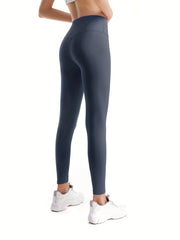 Breathable High Waist Fitness Yoga Leggings Wide Waistband