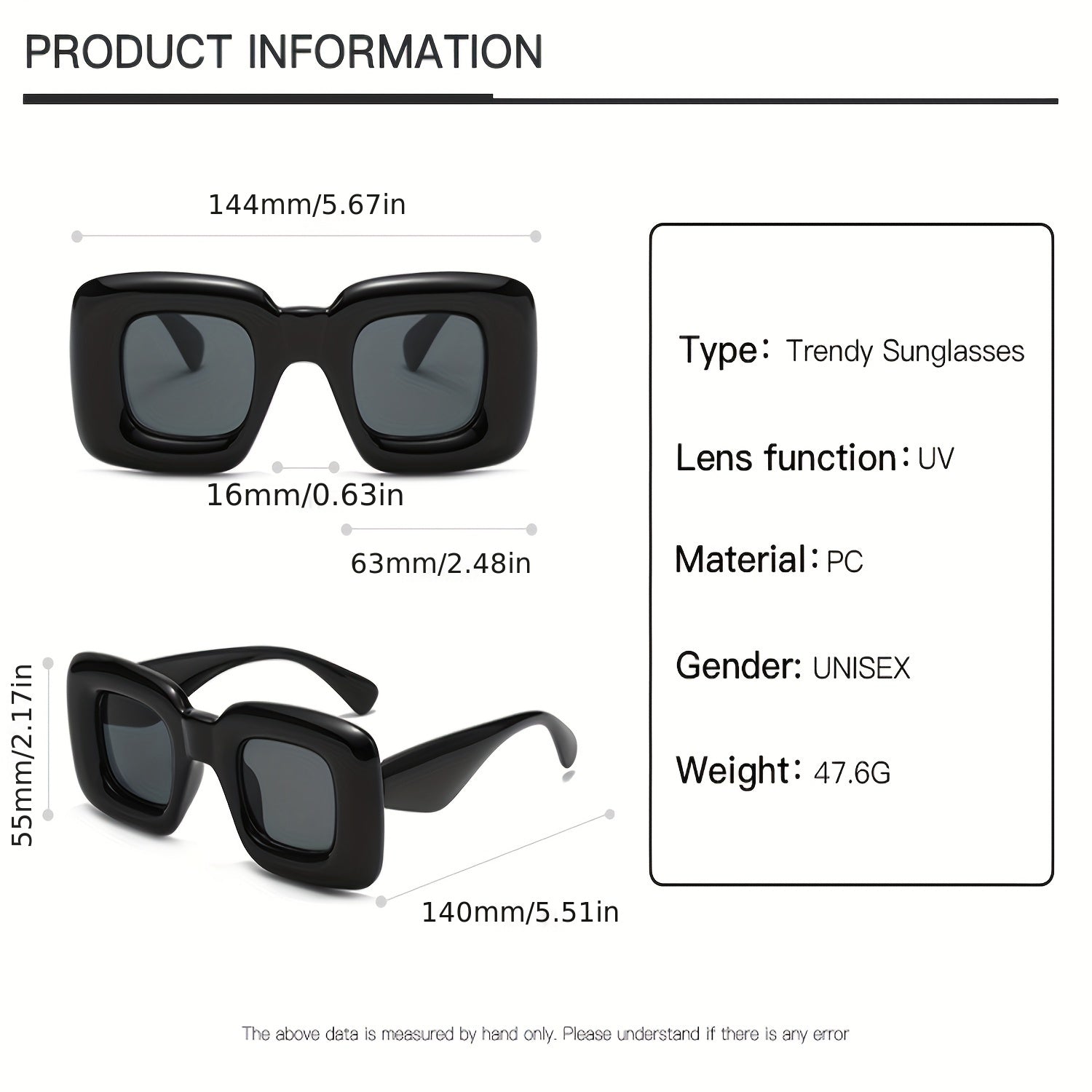 Men's Air Cushioned Sunglasses - Stylish and Durable