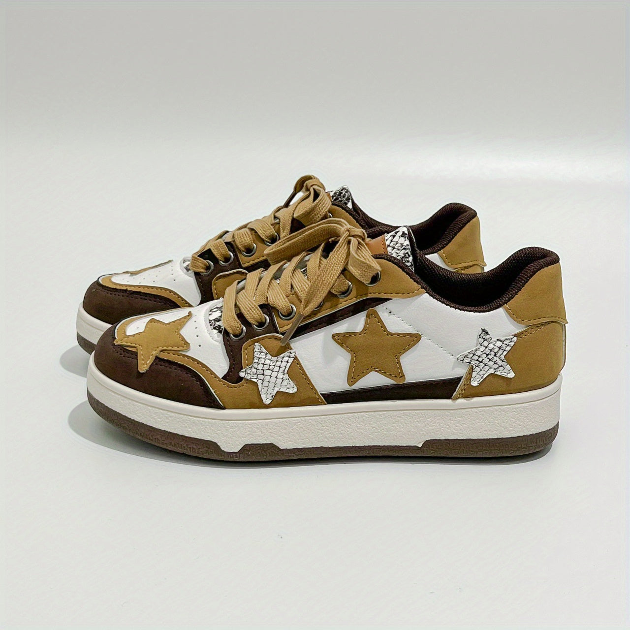 Women's Denim Skate Shoes Round Toe Low Top Sports Shoes