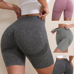 3pcs Seamless Yoga Shorts High Waist Butt Lifting Yoga Sports Biker Shorts