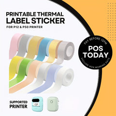 43cm Self-Adhesive Label Filling Tape Continuous Thermal Label Paper