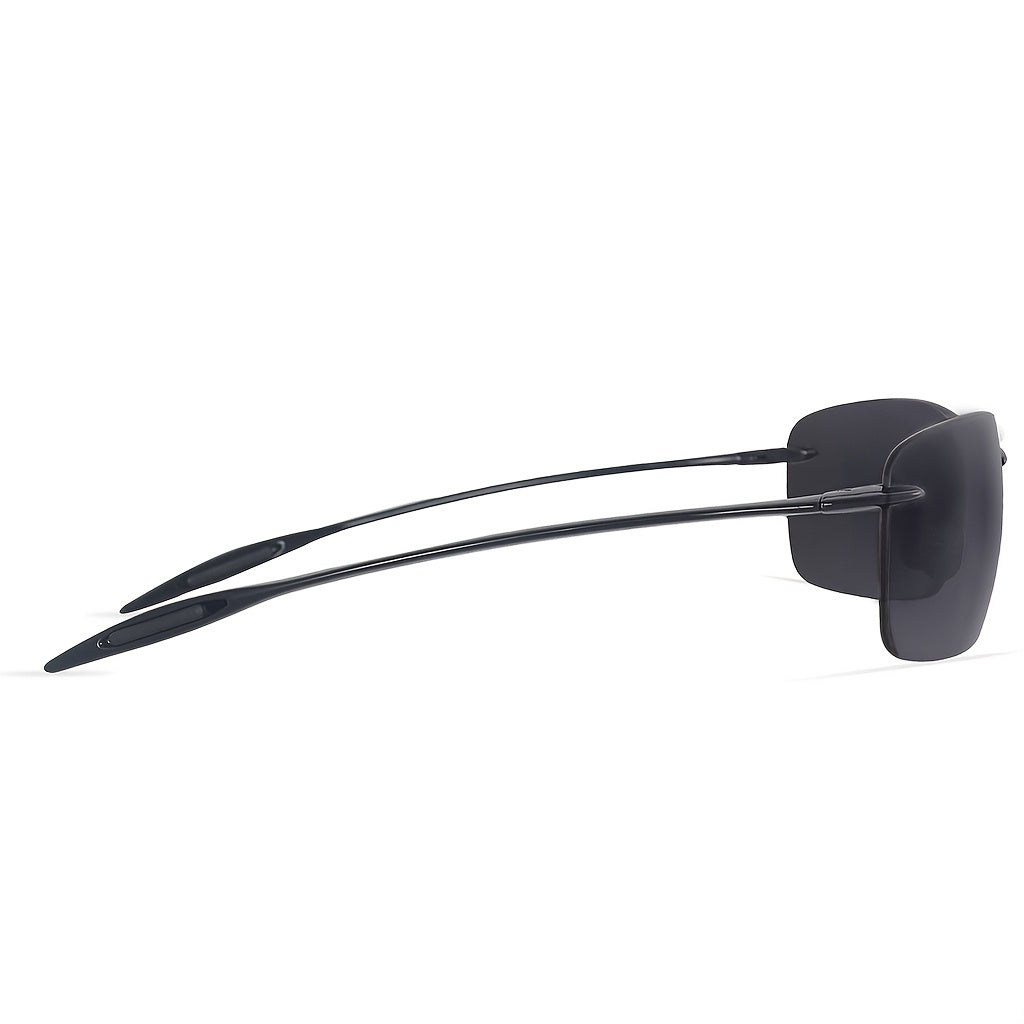 MAXJULI Tr90 Rimless Sports Sunglasses UV Protection Lightweight